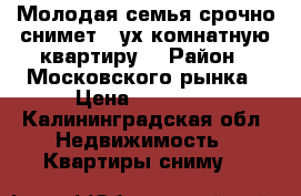 Молодая семья срочно снимет 2-ух комнатную квартиру! › Район ­ Московского рынка › Цена ­ 13 000 - Калининградская обл. Недвижимость » Квартиры сниму   